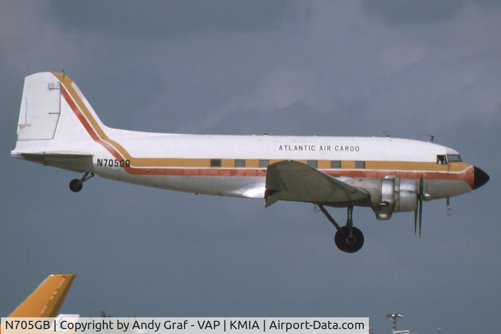 N705GB, 1943 Douglas DC3C C/N 13854, Atlantic Air Cargo DC3