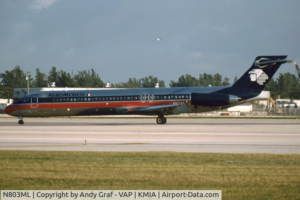 N803ML, 1989 McDonnell Douglas DC-9-87 C/N 49726, Aeromexica MD87