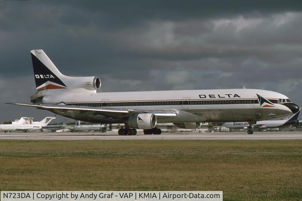 N723DA, 1977 Lockheed L-1011-385-1 TriStar 1 C/N 193C-1150, Delta Airlines L1011-1