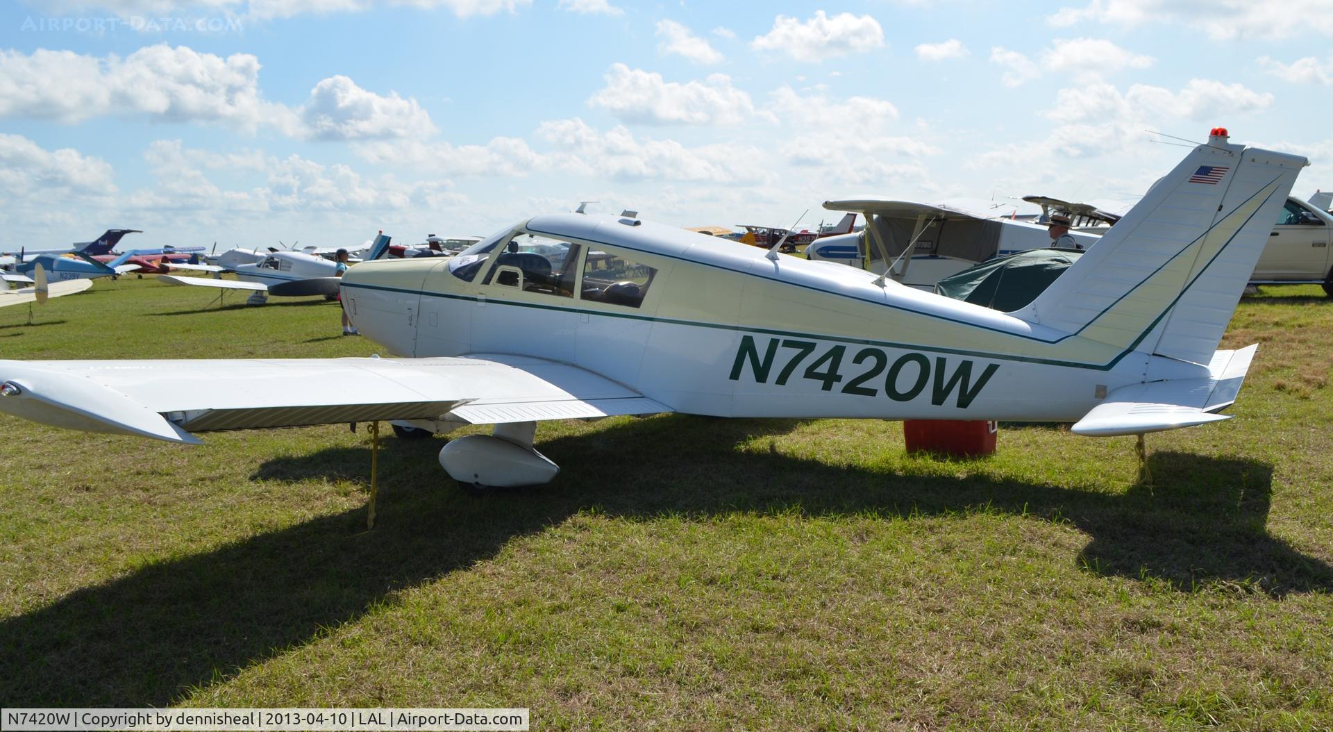 N7420W, 1963 Piper PA-28-180 C/N 28-1308, 1963 PIPER PA-28-180 AT SUN N FUN