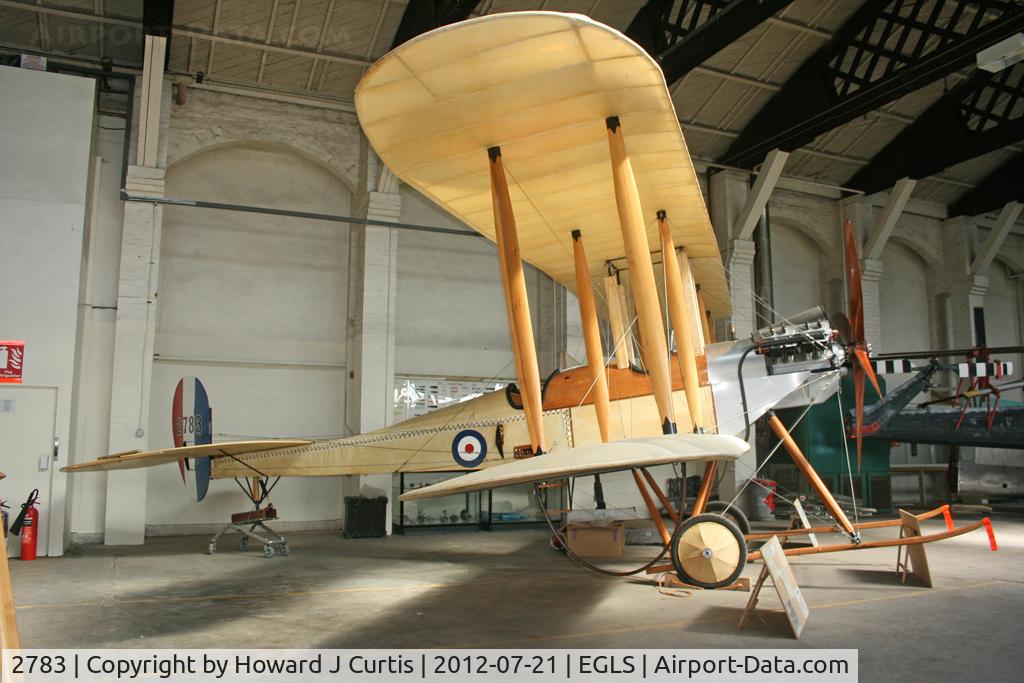 2783, Royal Aircraft Factory Be-2b Replica C/N None, At the newly located Boscombe Down Air Collection here.