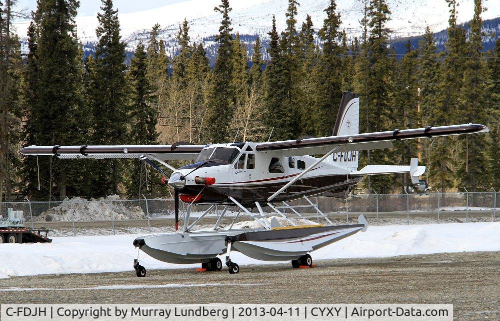 C-FDJH, 1966 De Havilland Canada DHC-2 Turbo Beaver Mk.3 C/N 1655TB31, In the south parking area at Whitehorse, Yukon.