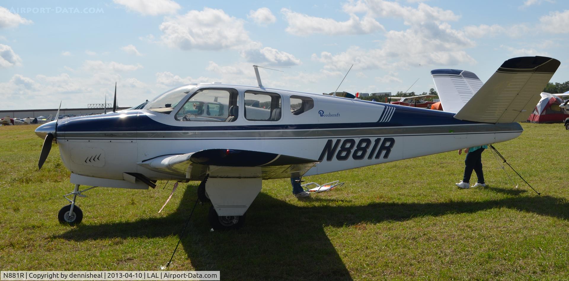 N881R, 1960 Beech M35 Bonanza C/N D-6290, 1960 BEECH M35 AT SUN N FUN