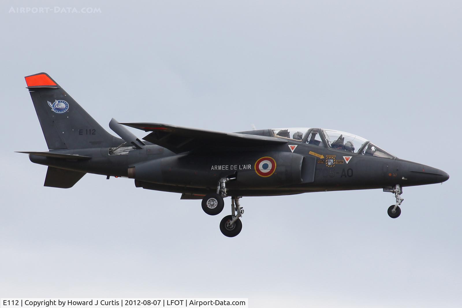 E112, Dassault-Dornier Alpha Jet E C/N E112, Coded 705-AO.