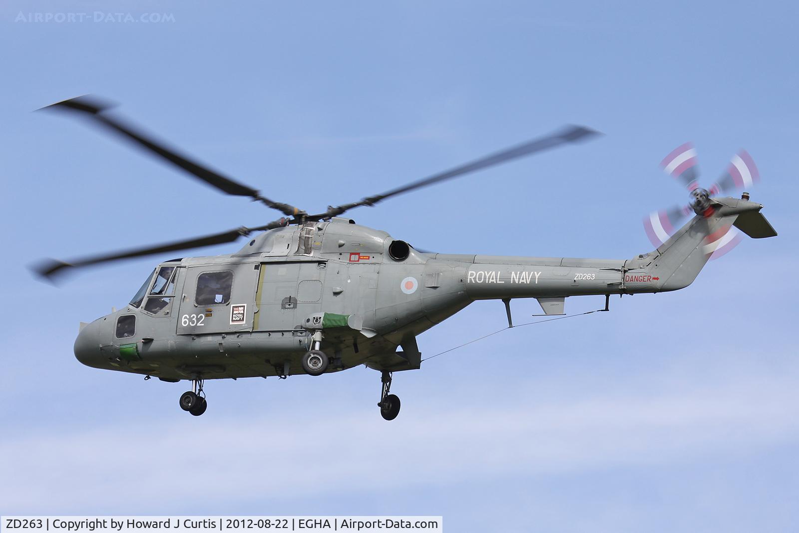 ZD263, 1983 Westland Lynx HAS.3S C/N 299, Coded 632/702 NAS.
