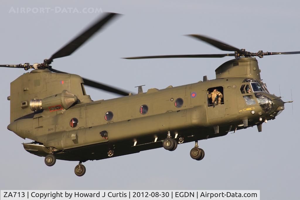 ZA713, 1981 Boeing Vertol Chinook HC.2 C/N M/A025/B-844/M7013, Based at Odiham.