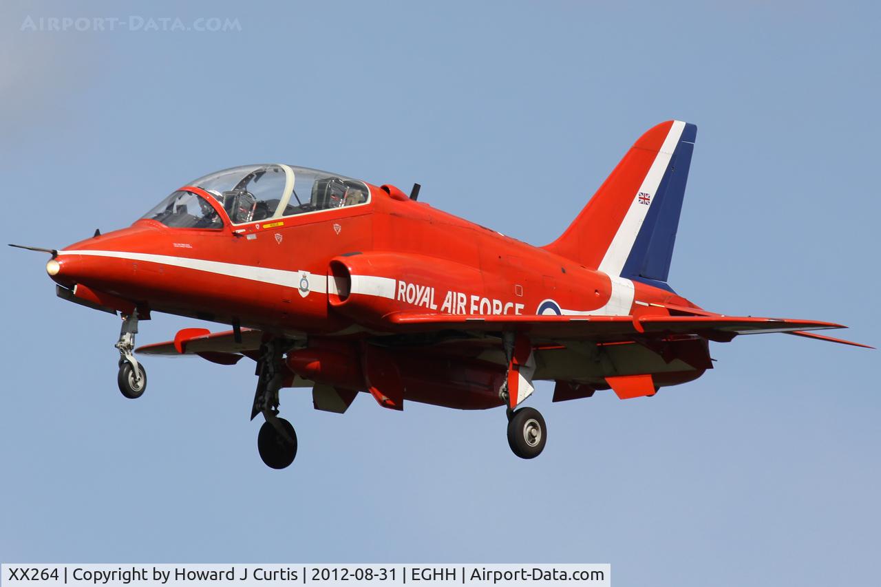 XX264, 1978 Hawker Siddeley Hawk T.1A C/N 100/312100, 'Red Arrows'.