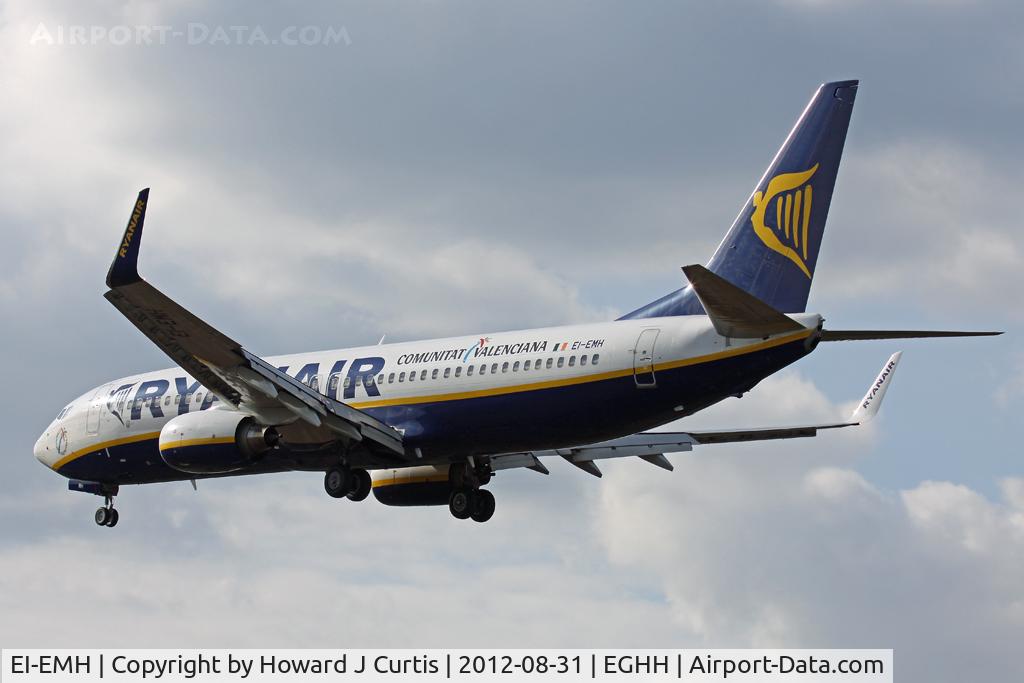 EI-EMH, 2010 Boeing 737-8AS C/N 34974, Ryanair; 'Comunitat Valenciana' titles.
