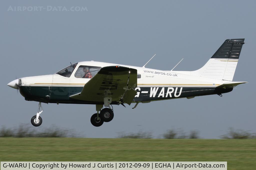 G-WARU, 1997 Piper PA-28-161 Cherokee Warrior III C/N 28-42023, Privately owned.