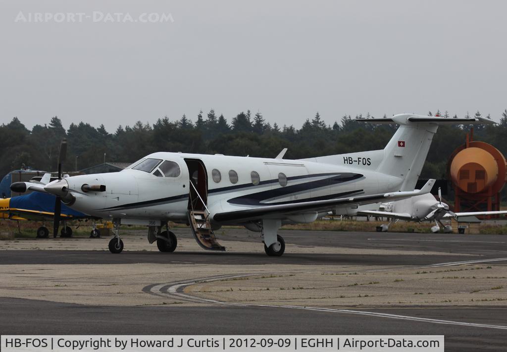 HB-FOS, 2000 Pilatus PC-12/45 C/N 366, Privately owned.