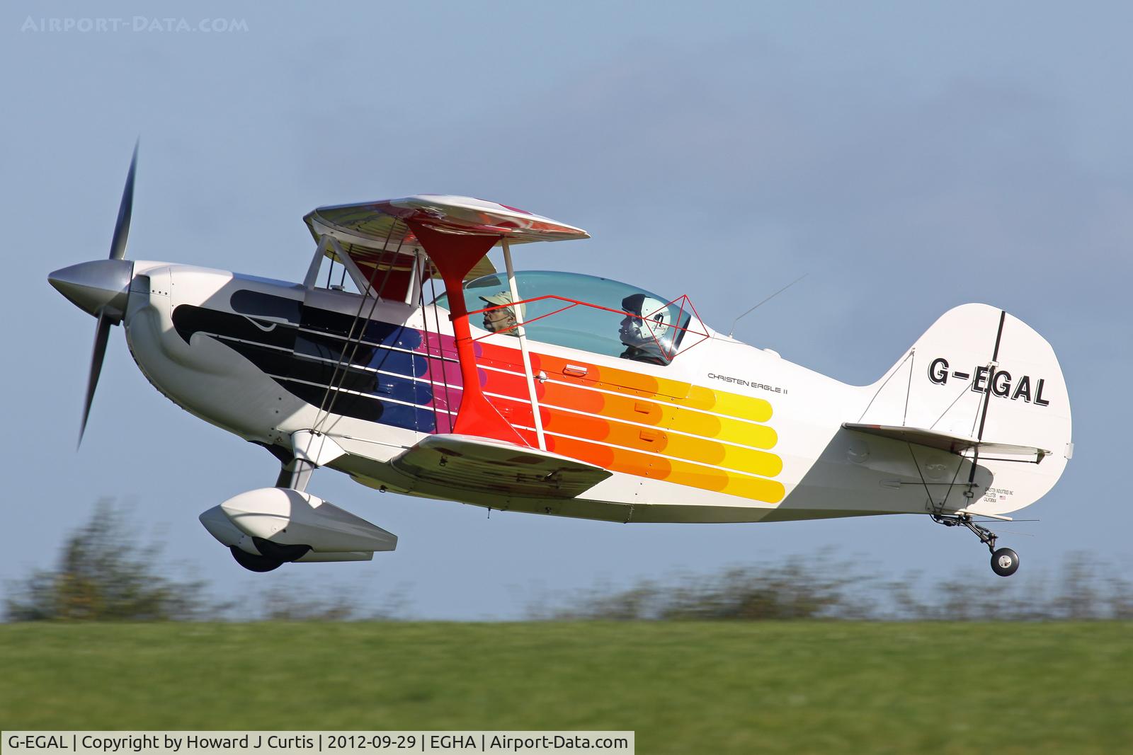 G-EGAL, 1995 Christen Eagle II C/N 0042-86, Privately owned.