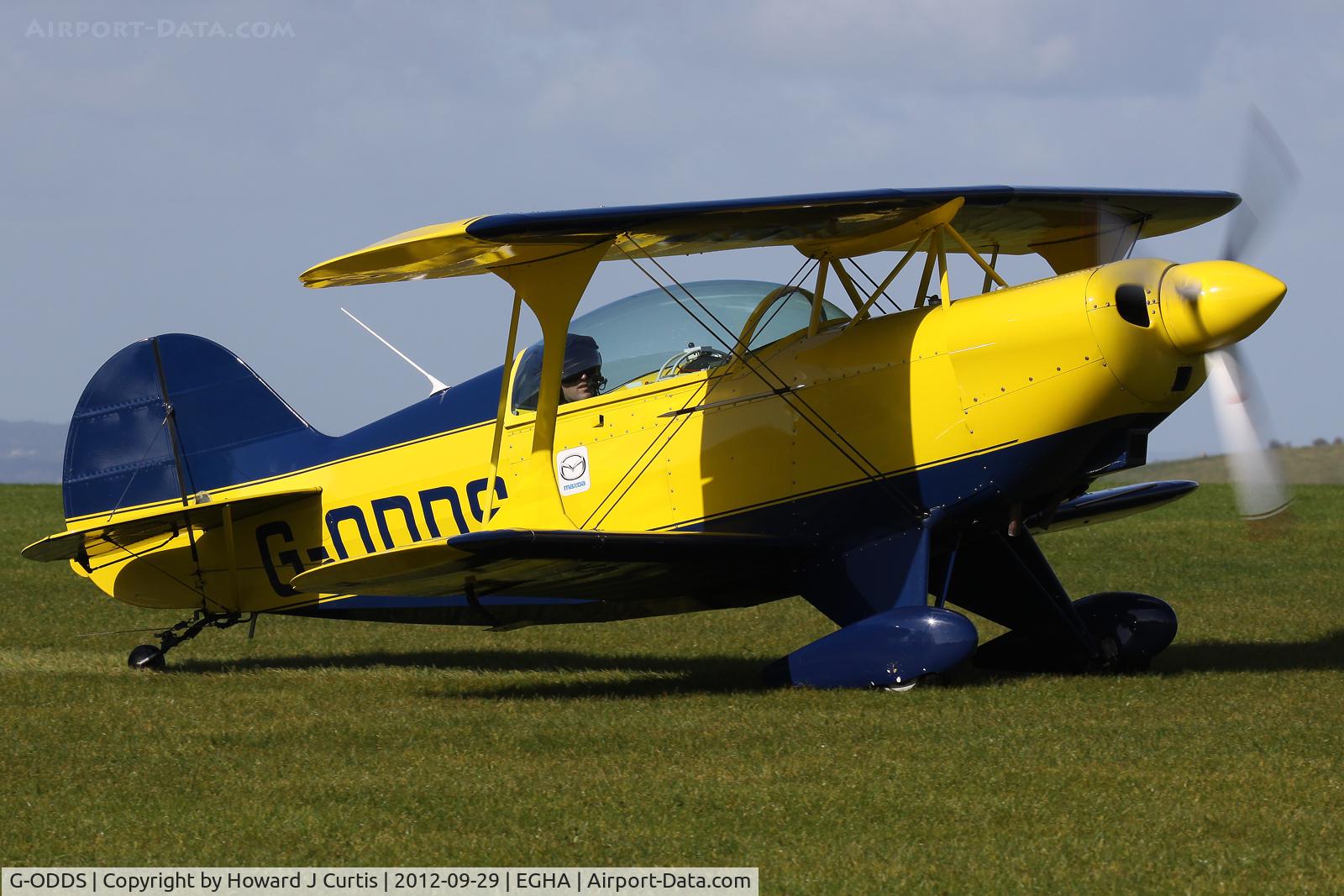 G-ODDS, 1980 Aerotek Pitts S-2A Special C/N 2225, Privately owned.