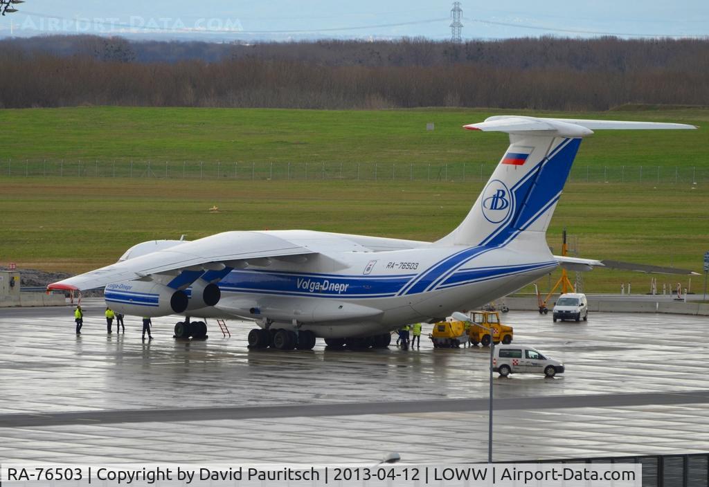 RA-76503, 2011 Ilyushin IL-76TD-90VD C/N 2093422748, Rare visitor at VIE! Just arrived from Cologne