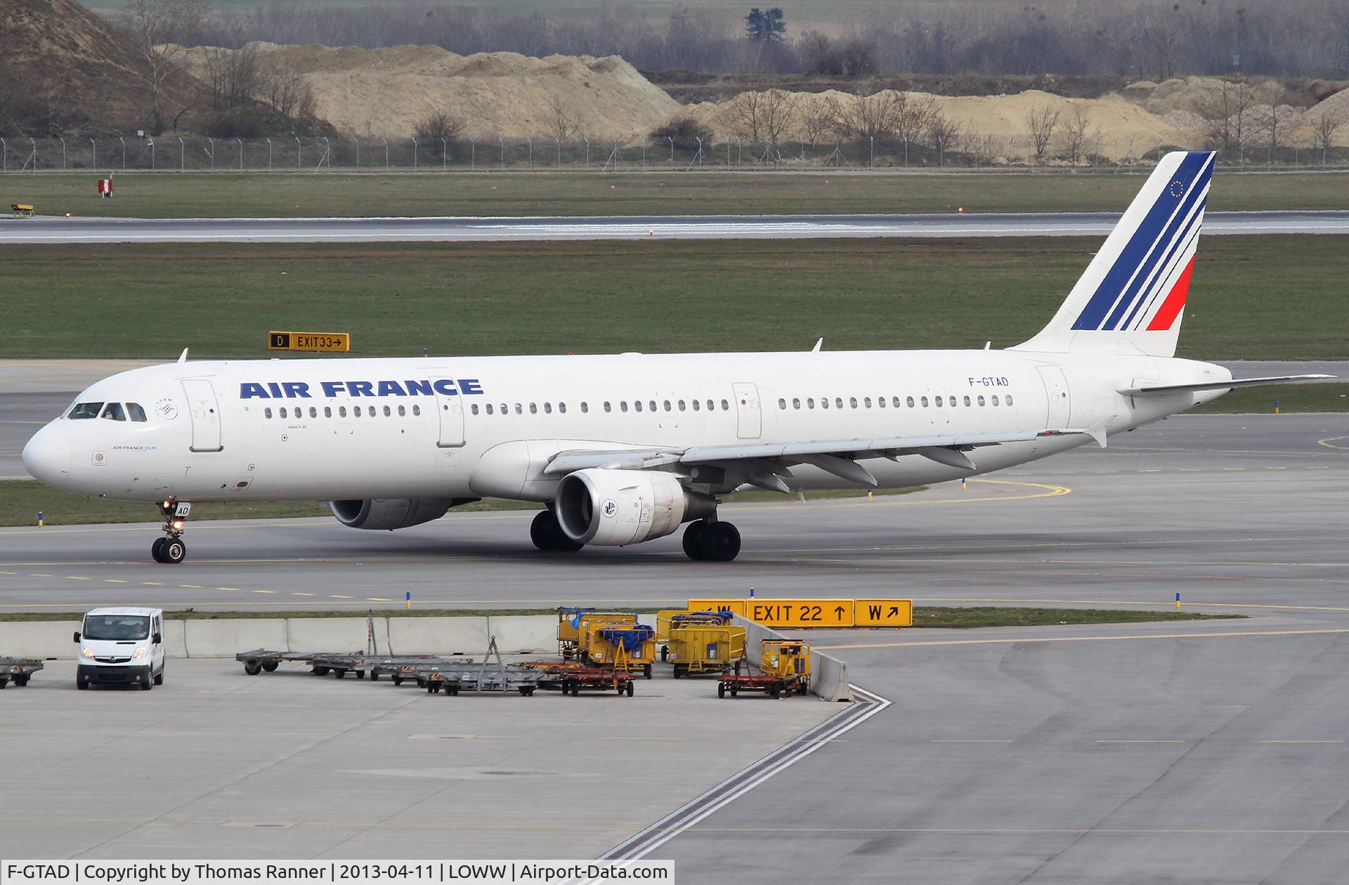 F-GTAD, 1998 Airbus A321-211 C/N 0777, Air France Airbus A321