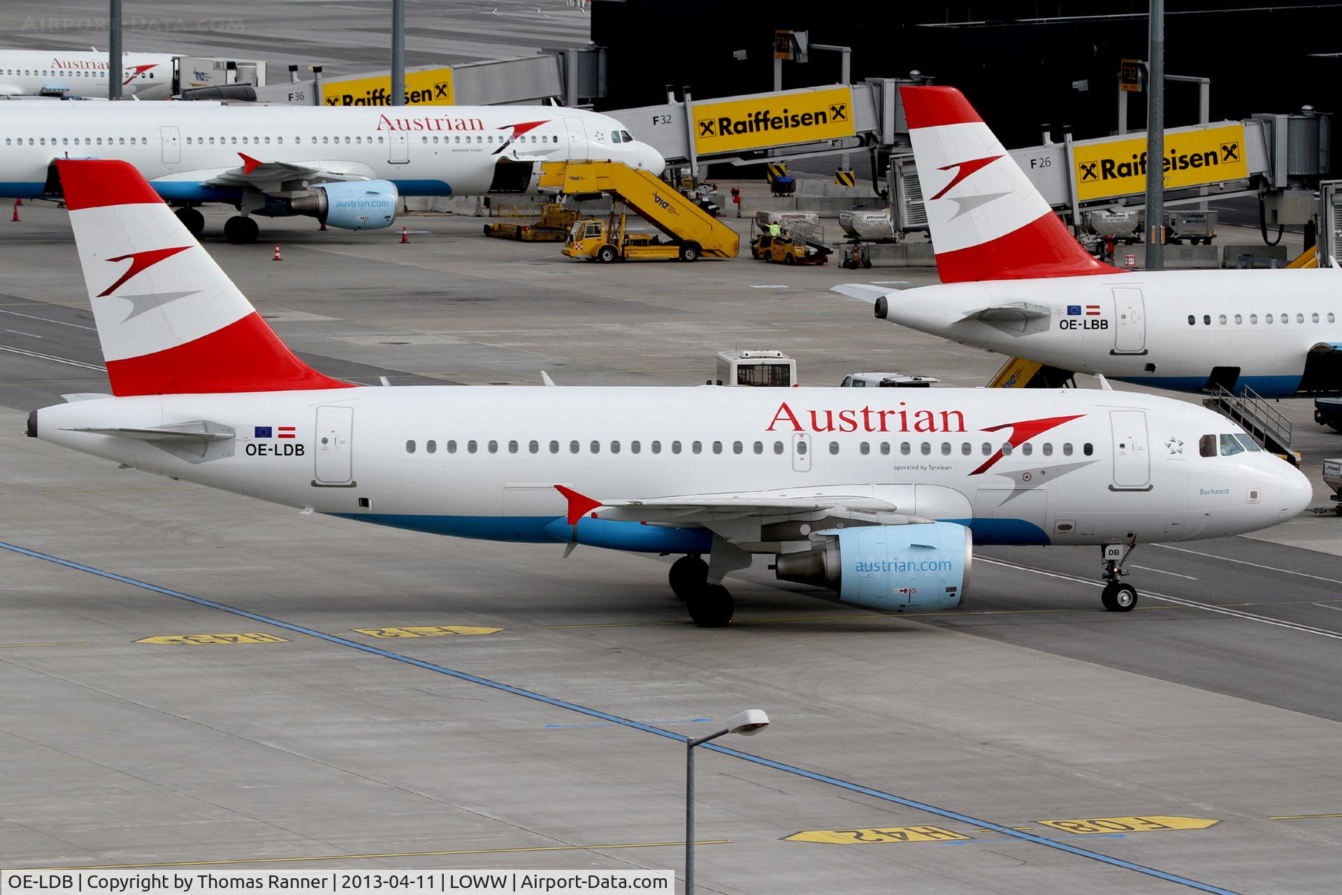 OE-LDB, 2004 Airbus A319-112 C/N 2174, Austrian Airbus A319