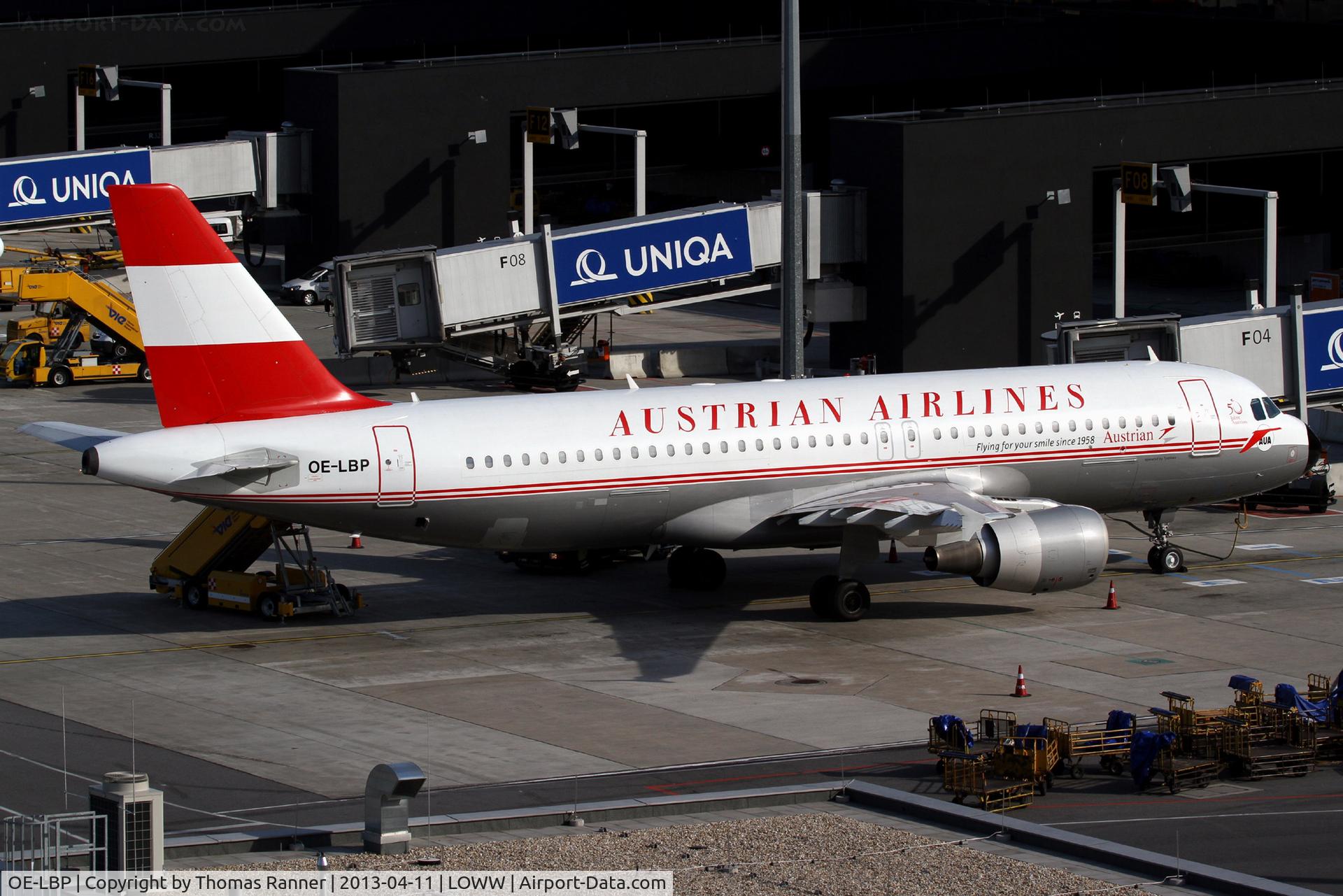 OE-LBP, 1998 Airbus A320-214 C/N 797, Austrian Airbus A320