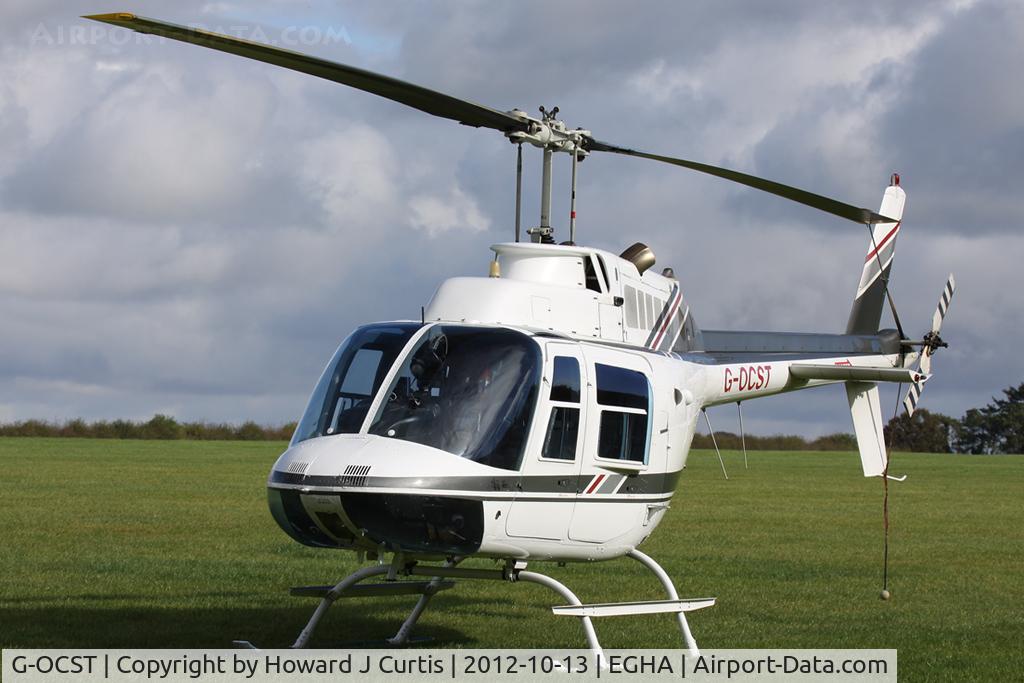 G-OCST, 1986 Agusta AB-206B JetRanger II C/N 8694, Privately owned.