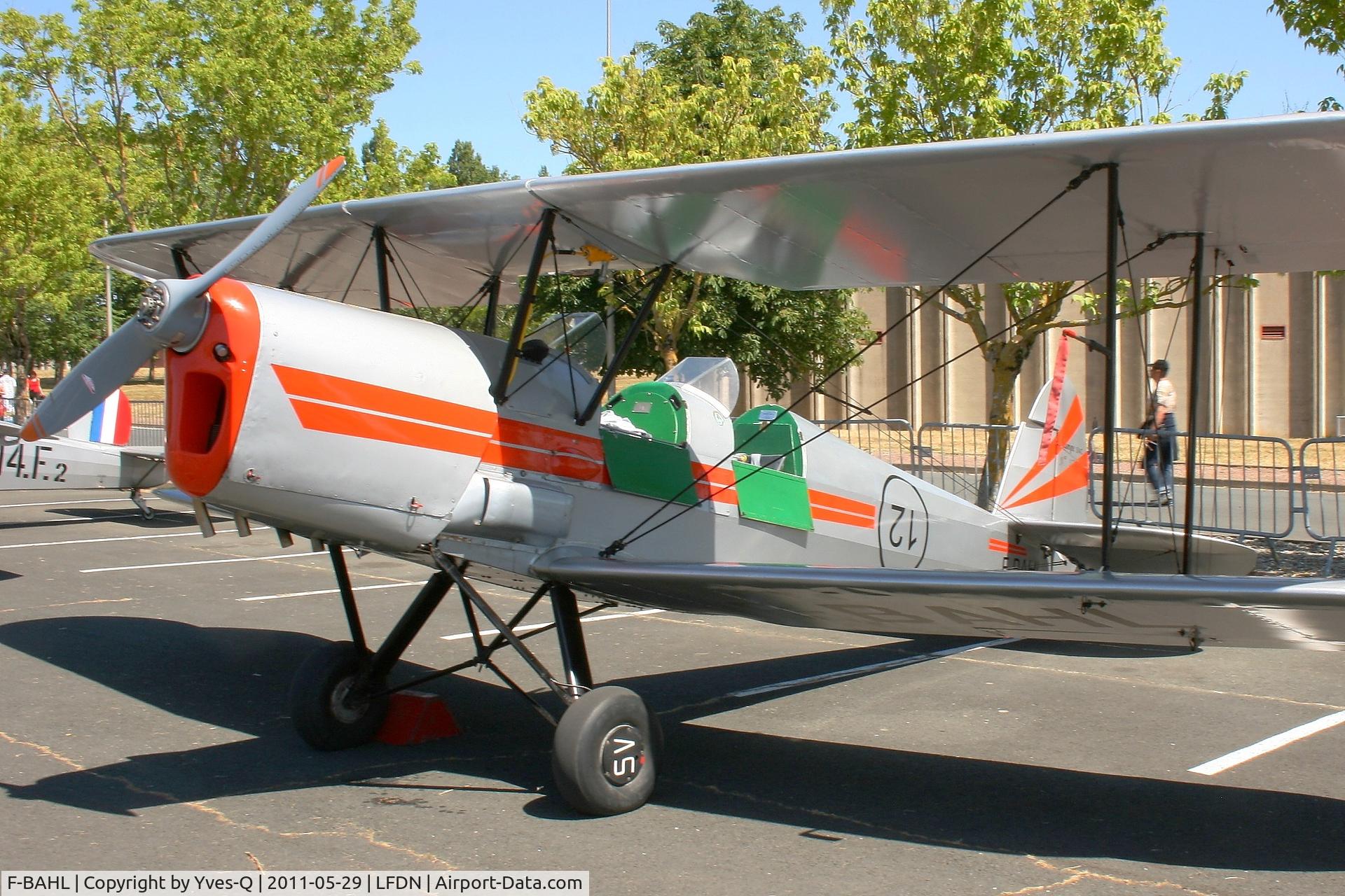F-BAHL, Stampe-Vertongen SV-4C C/N 1124, Stampe-Vertongen SV-4C , Rochefort-St Agnant AB 721 (LFDN-RCO)