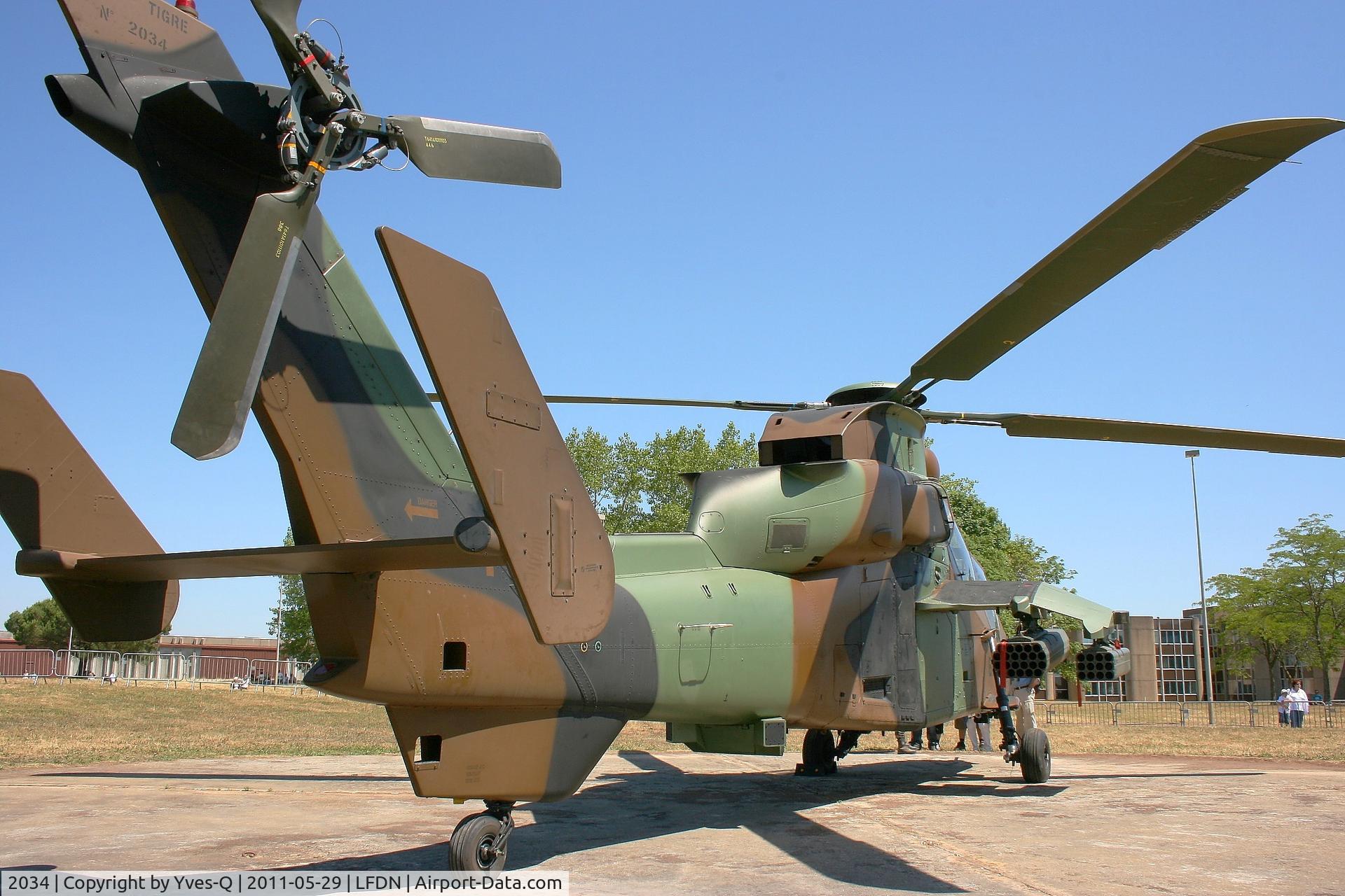 2034, 2010 Eurocopter EC-665 Tigre HAP C/N 2034, French Army Eurocopter EC-665 HAP Tigre, Rochefort-St Agnant AB 721 (LFDN-RCO)