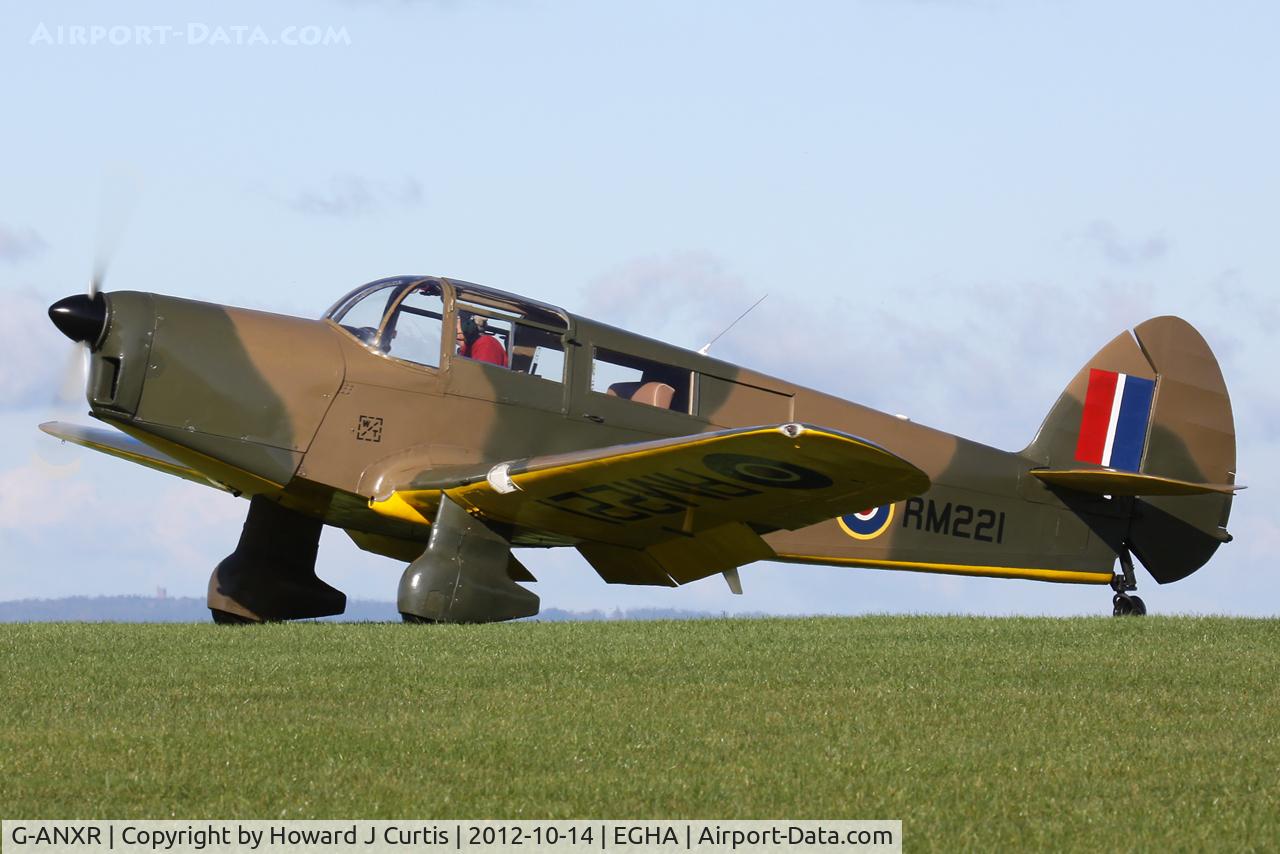 G-ANXR, 1945 Percival P-31C Proctor 4 C/N FHM 141, Privately owned. Painted as RM221.