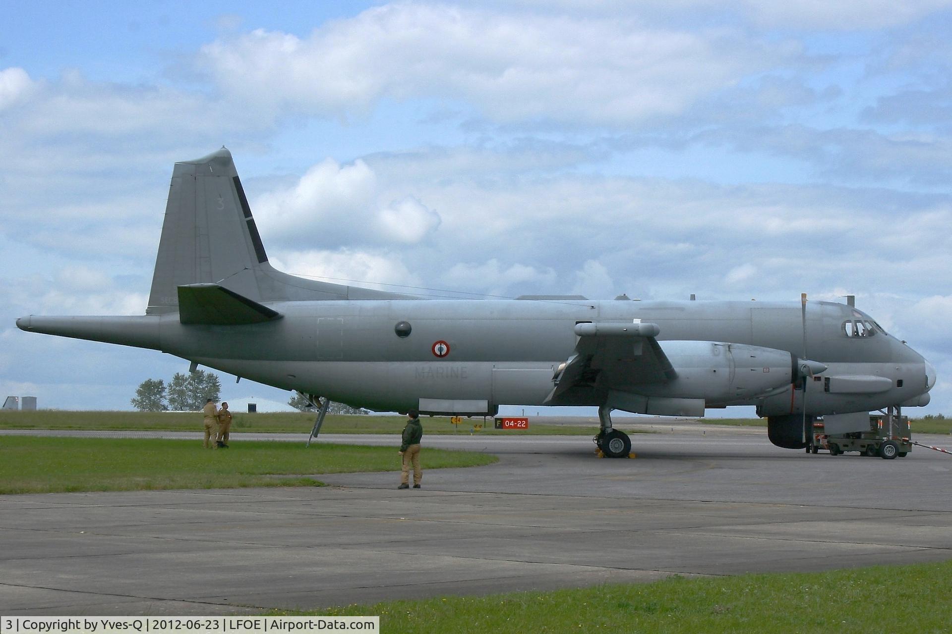 3, Dassault ATL-2 Atlantique 2 C/N 3, Dassault ATL-2 Atlantique 2, Evreux-Fauville AB 105 (LFOE)