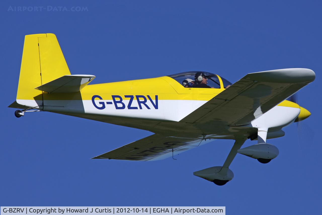 G-BZRV, 2002 Vans RV-6 C/N PFA 181A-13573, Privately owned. Nige and Dave head for Popham!