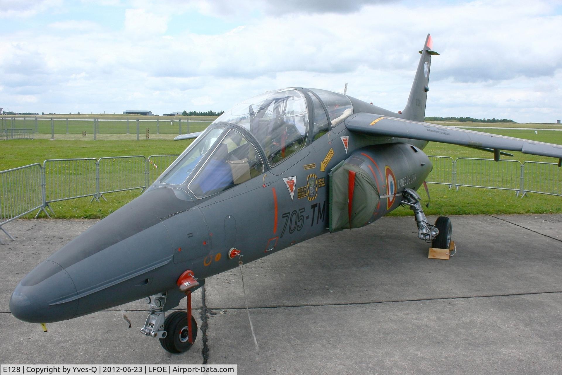 E128, Dassault-Dornier Alpha Jet E C/N E128, French Air Force Dassault-Dornier Alpha Jet E, Evreux-Fauville AB 105 (LFOE)