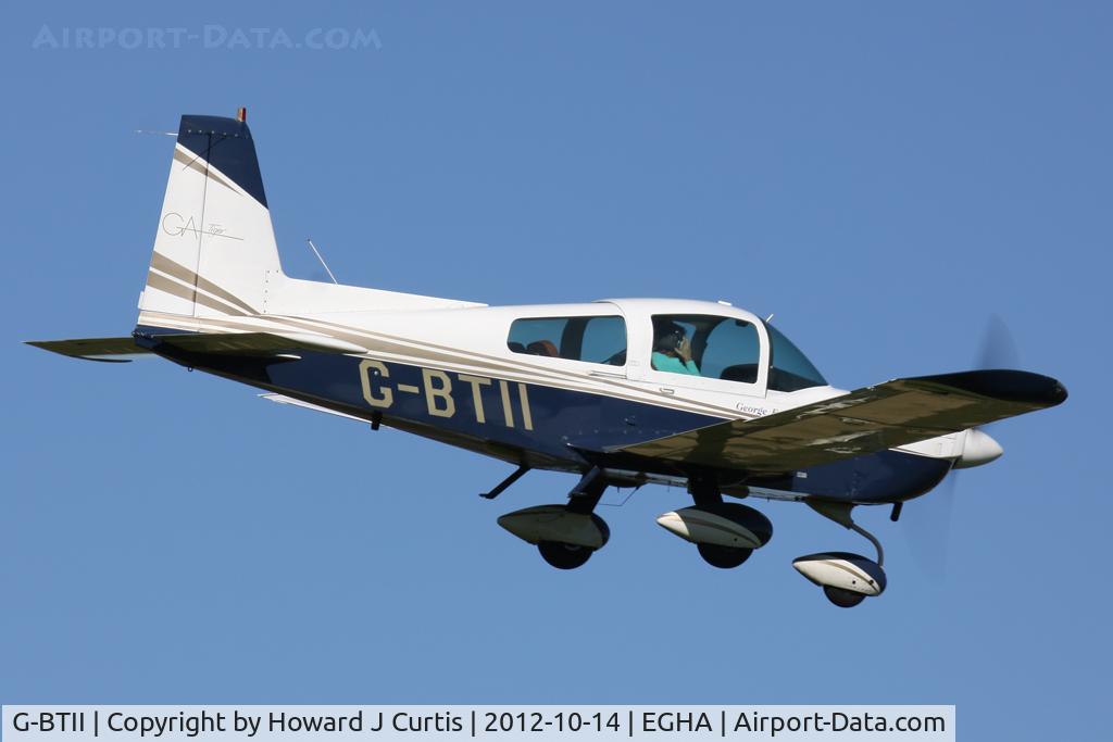 G-BTII, 1979 Gulfstream American AA-5B Tiger C/N AA5B-1256, Privately owned.