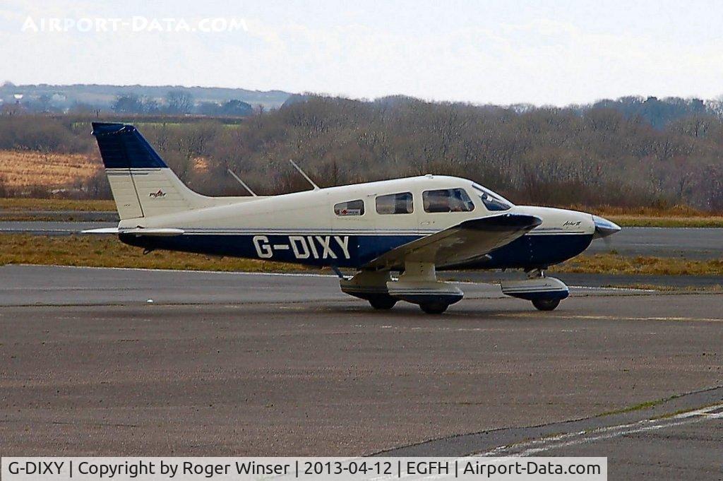 G-DIXY, 1998 Piper PA-28-181 Cherokee Archer III C/N 28-43195, Visiting Cherokee Archer III taxying for departure.