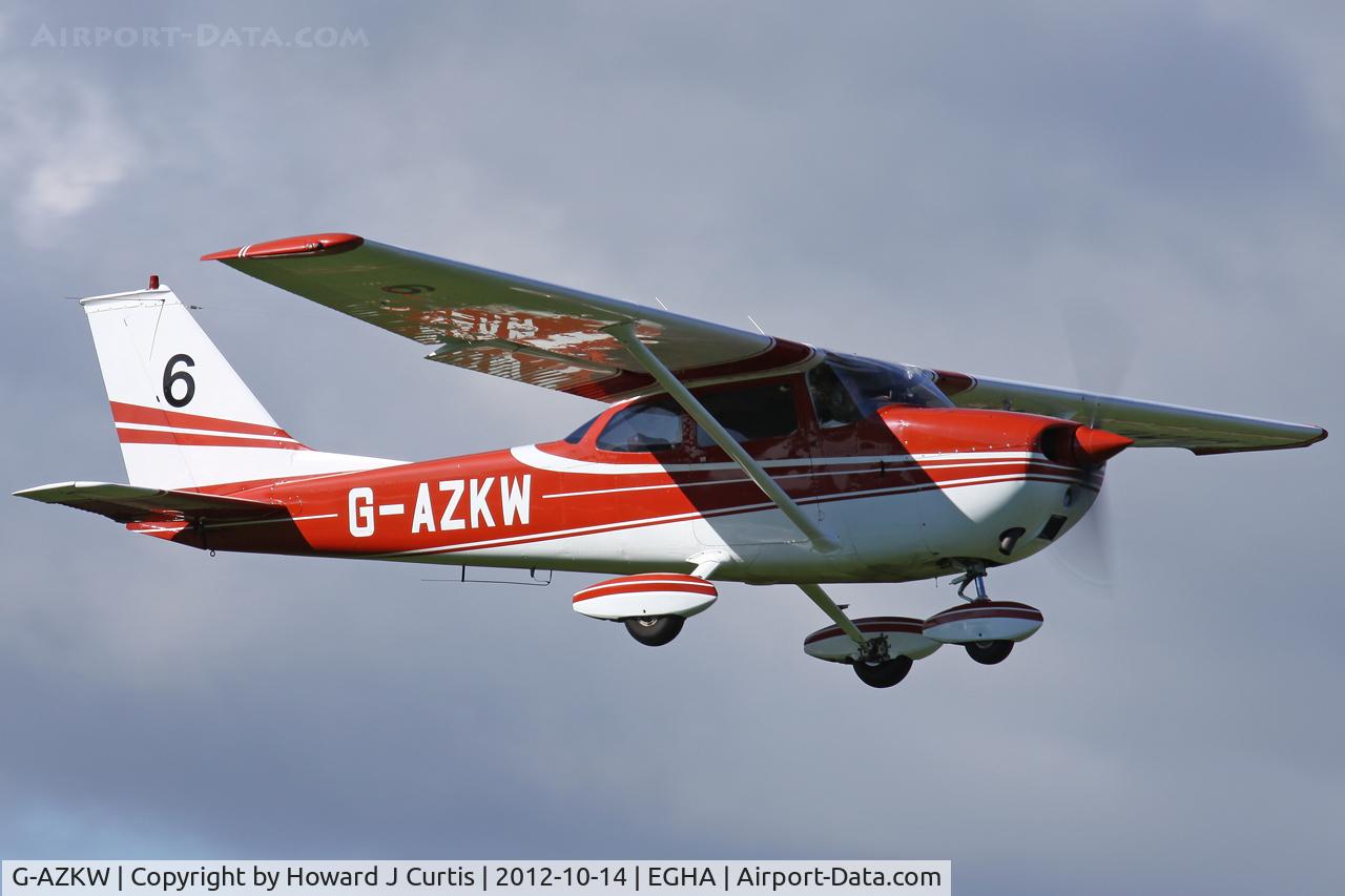 G-AZKW, 1972 Reims F172L Skyhawk C/N 0836, Privately owned.