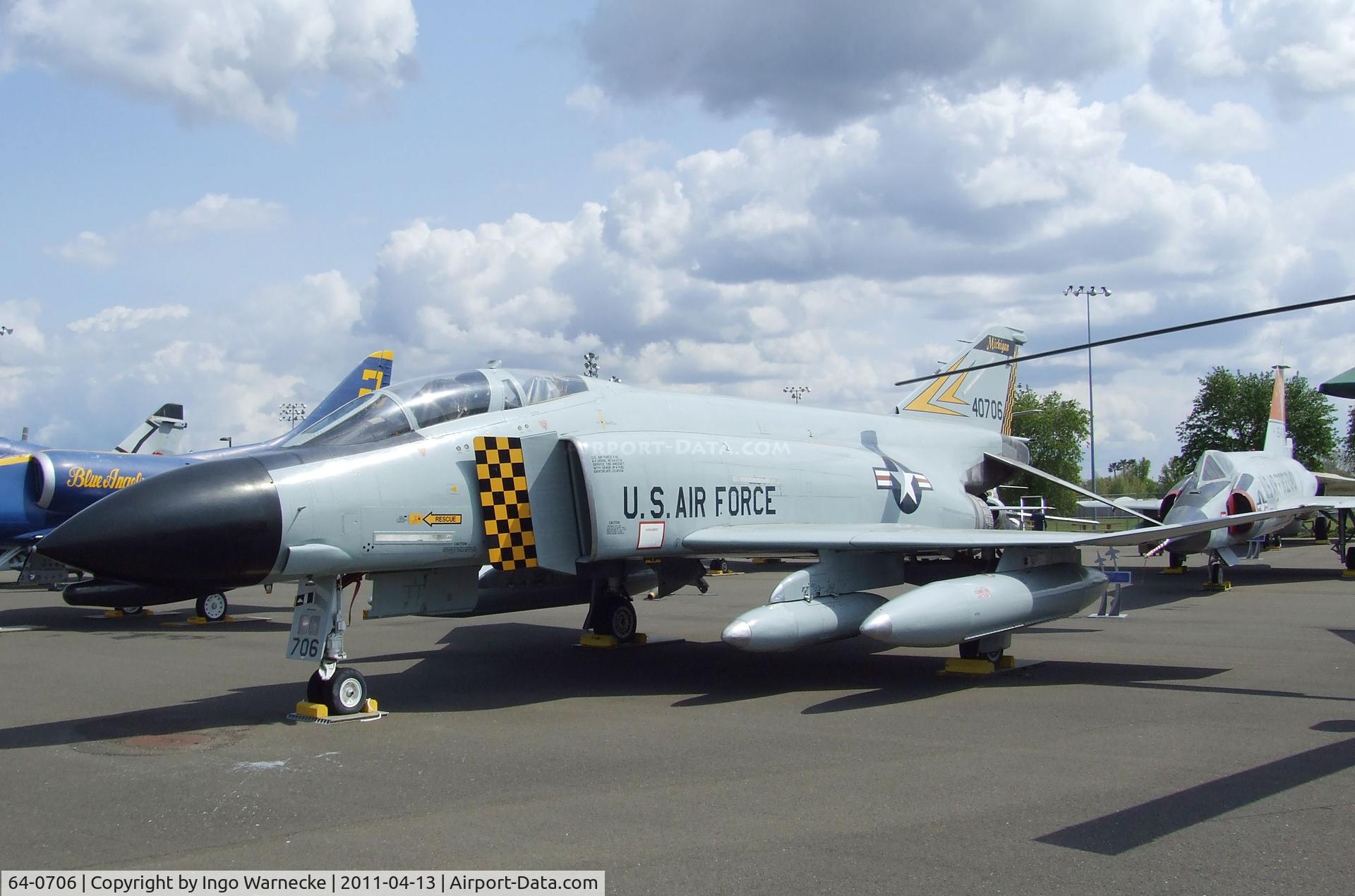 64-0706, 1964 McDonnell F-4C-22-MC Phantom II C/N 957, McDonnell F-4C Phantom II at the Aerospace Museum of California, Sacramento CA