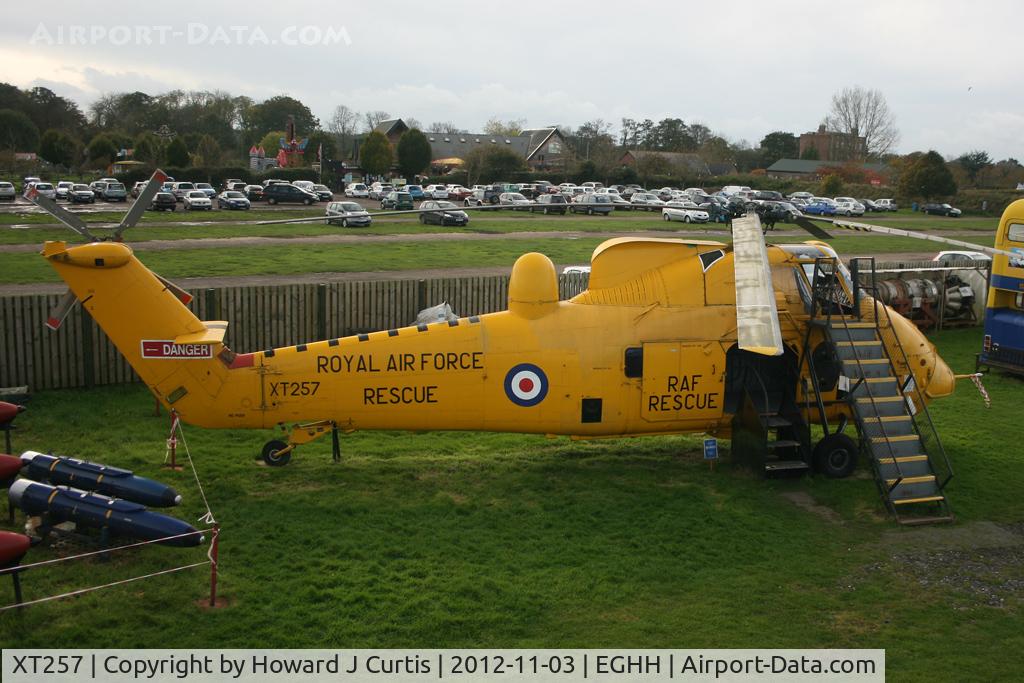 XT257, 1967 Westland Wessex HAS.3 C/N WA241, Preserved at the Bournemouth Aviation Museum.