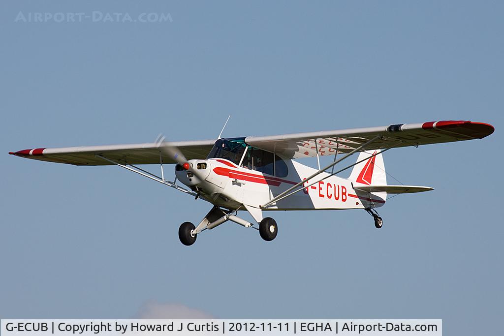 G-ECUB, 1958 Piper PA-18 Super Cub C/N 18-6279, Privately owned.