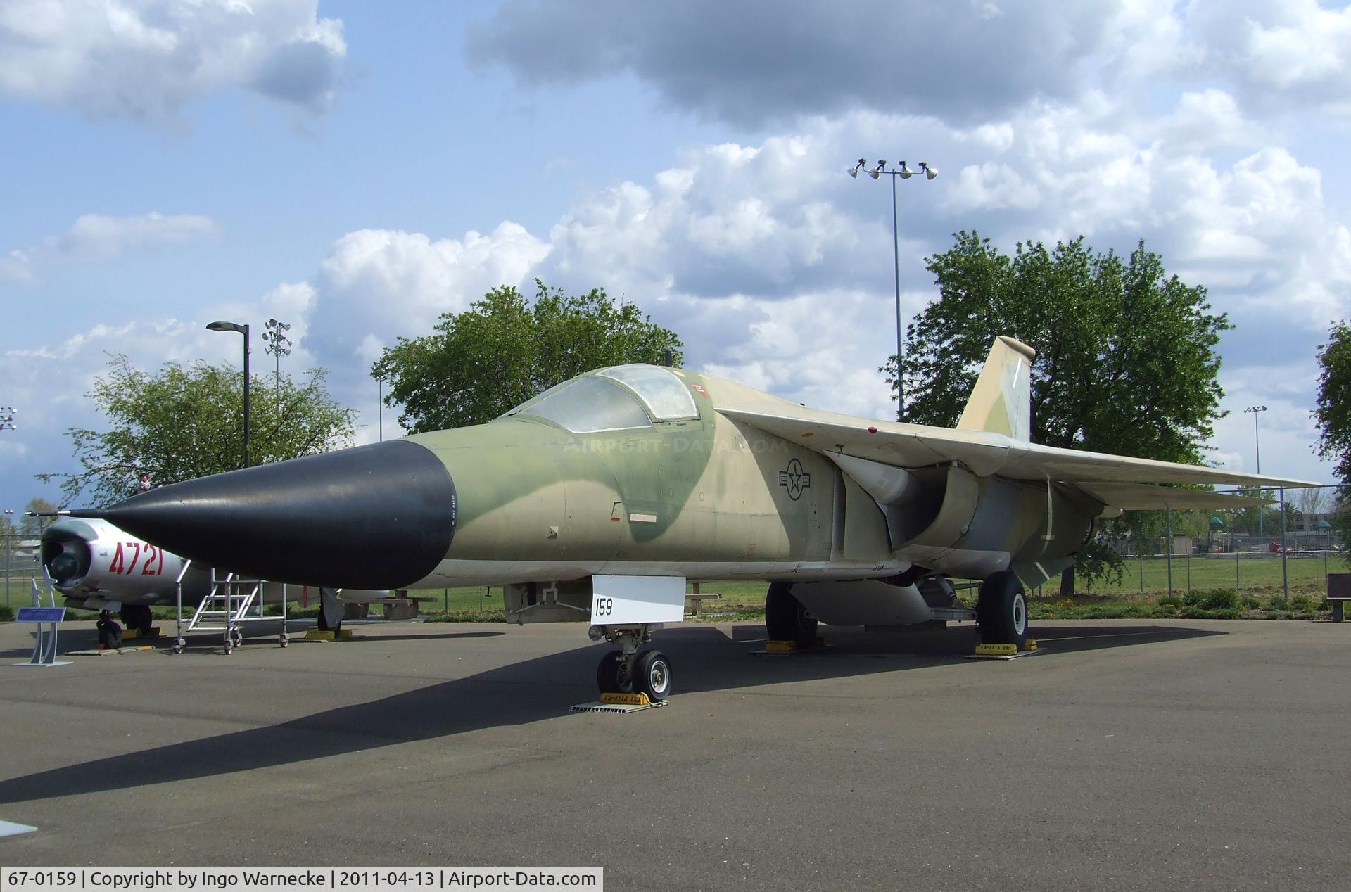 67-0159, 1967 General Dynamics FB-111A Aardvark C/N B1-01, General Dynamics FB-111A at the Aerospace Museum of California, Sacramento CA
