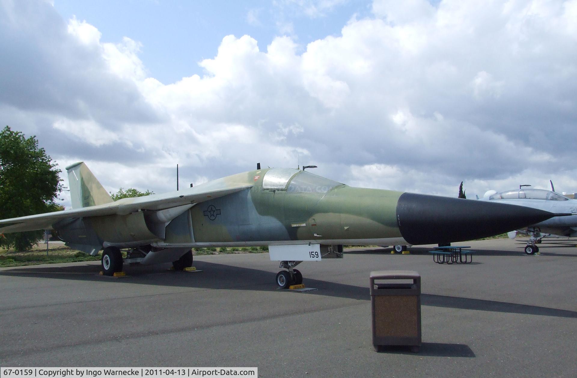 67-0159, 1967 General Dynamics FB-111A Aardvark C/N B1-01, General Dynamics FB-111A at the Aerospace Museum of California, Sacramento CA