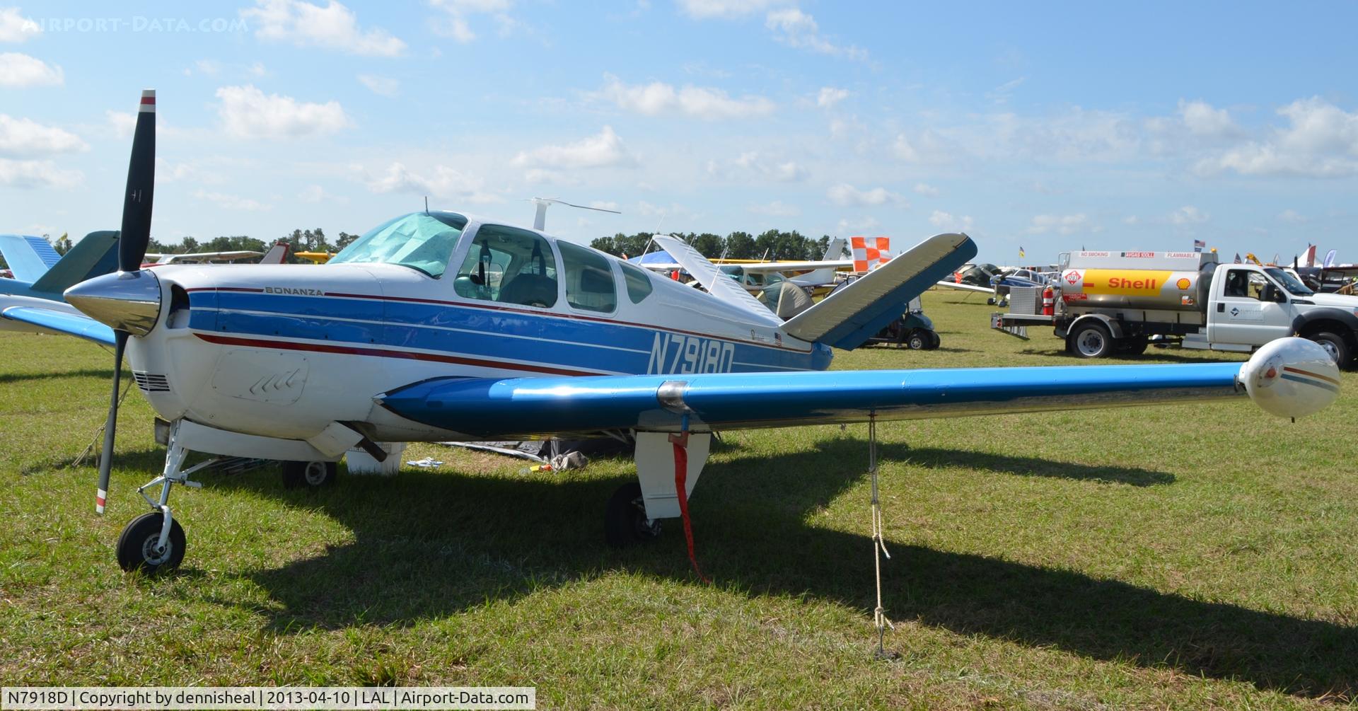 N7918D, 1957 Beech H35 Bonanza C/N D-5146, 1957 BEECH H35 BONANZA AT SUN N FUN