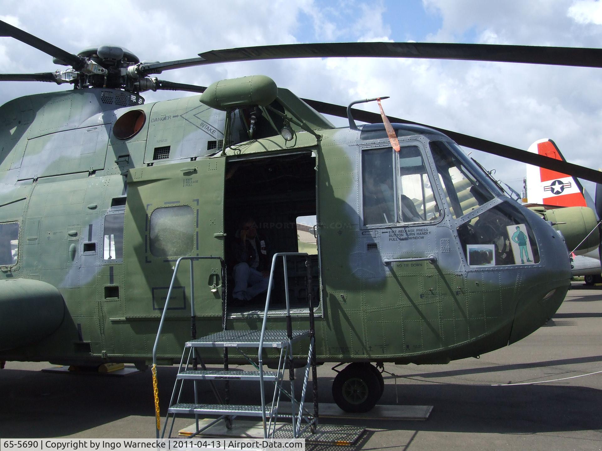 65-5690, 1965 Sikorsky CH-3E Jolly Green Giant C/N 61-541, Sikorsky CH-3E Jolly Green Giant at the Aerospace Museum of California, Sacramento CA