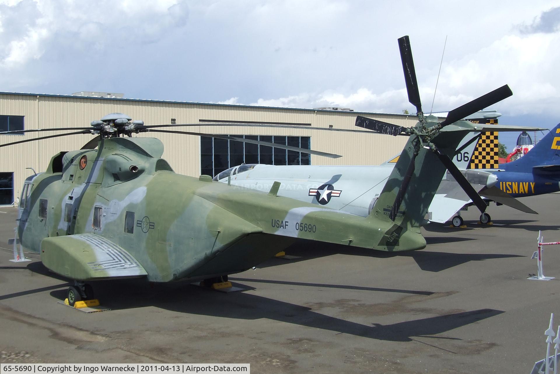 65-5690, 1965 Sikorsky CH-3E Jolly Green Giant C/N 61-541, Sikorsky CH-3E Jolly Green Giant at the Aerospace Museum of California, Sacramento CA