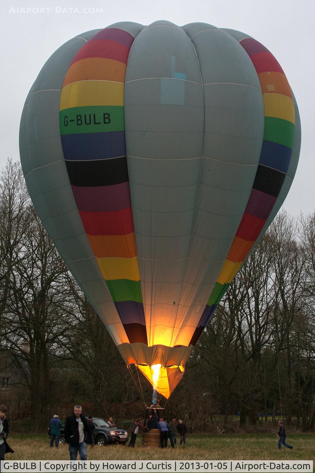 G-BULB, 1992 Thunder & Colt Ax7-77 C/N 1968, At the 2013 Icicle Balloon Meet, Savernake Forest, Wilts.