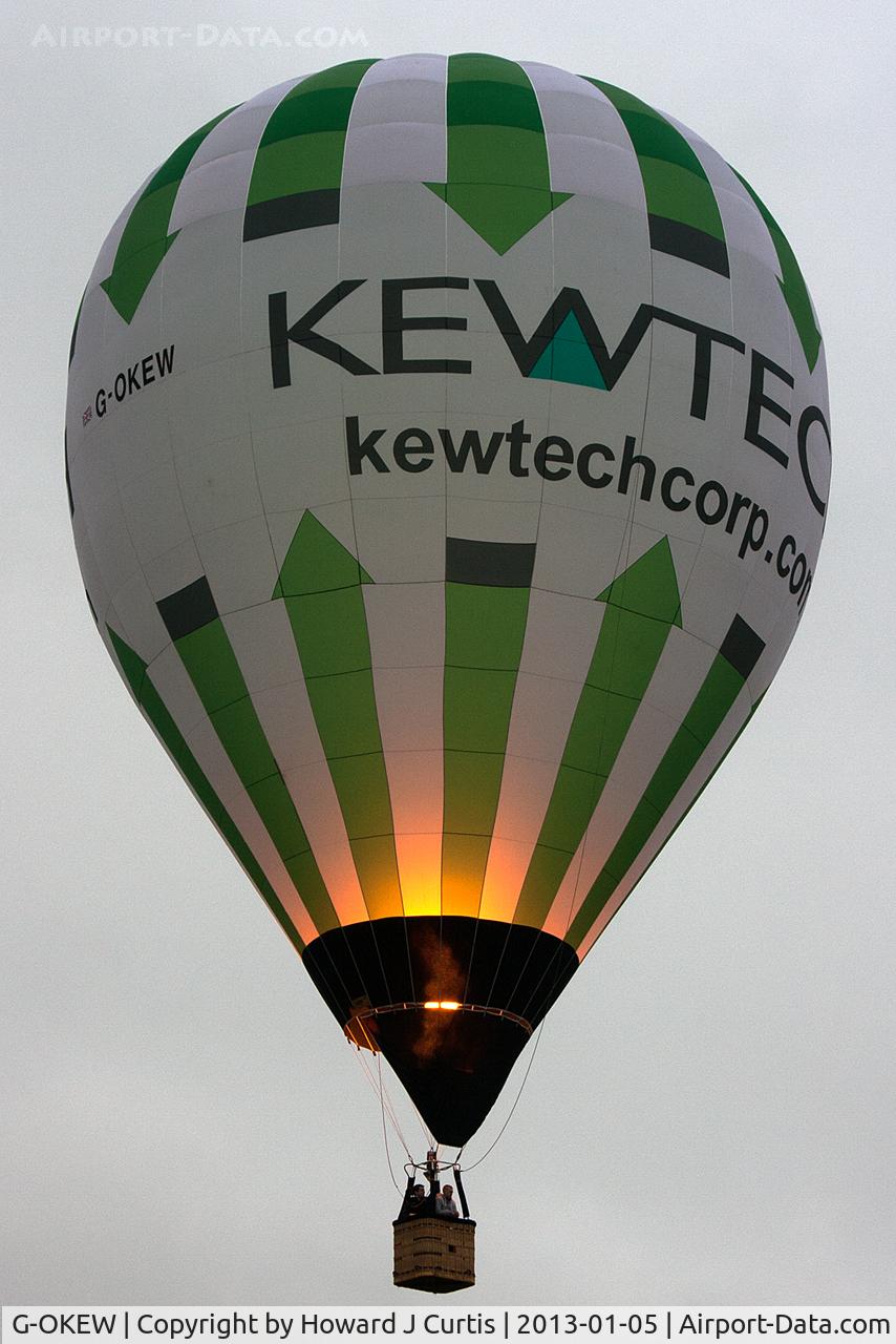 G-OKEW, 2011 UltraMagic M-65C C/N 65/184, At the 2013 Icicle Balloon Meet, Savernake Forest, Wilts. 'Kewtech'.