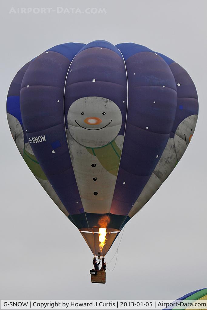 G-SNOW, 1979 Cameron Balloons V-77 C/N 541, At the 2013 Icicle Balloon Meet, Savernake Forest, Wilts.