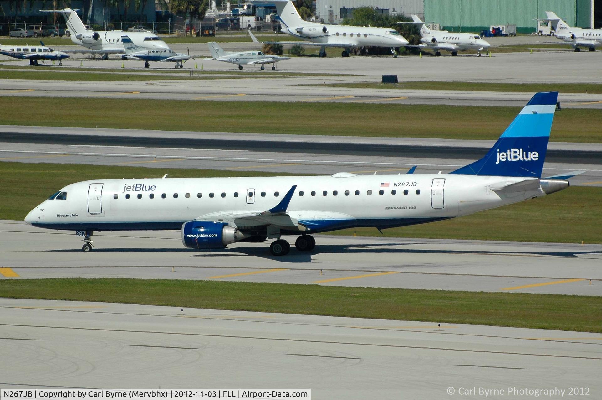 N267JB, 2007 Embraer 190AR (ERJ-190-100IGW) C/N 19000065, Taken from the Hibiscus car park viewing area.