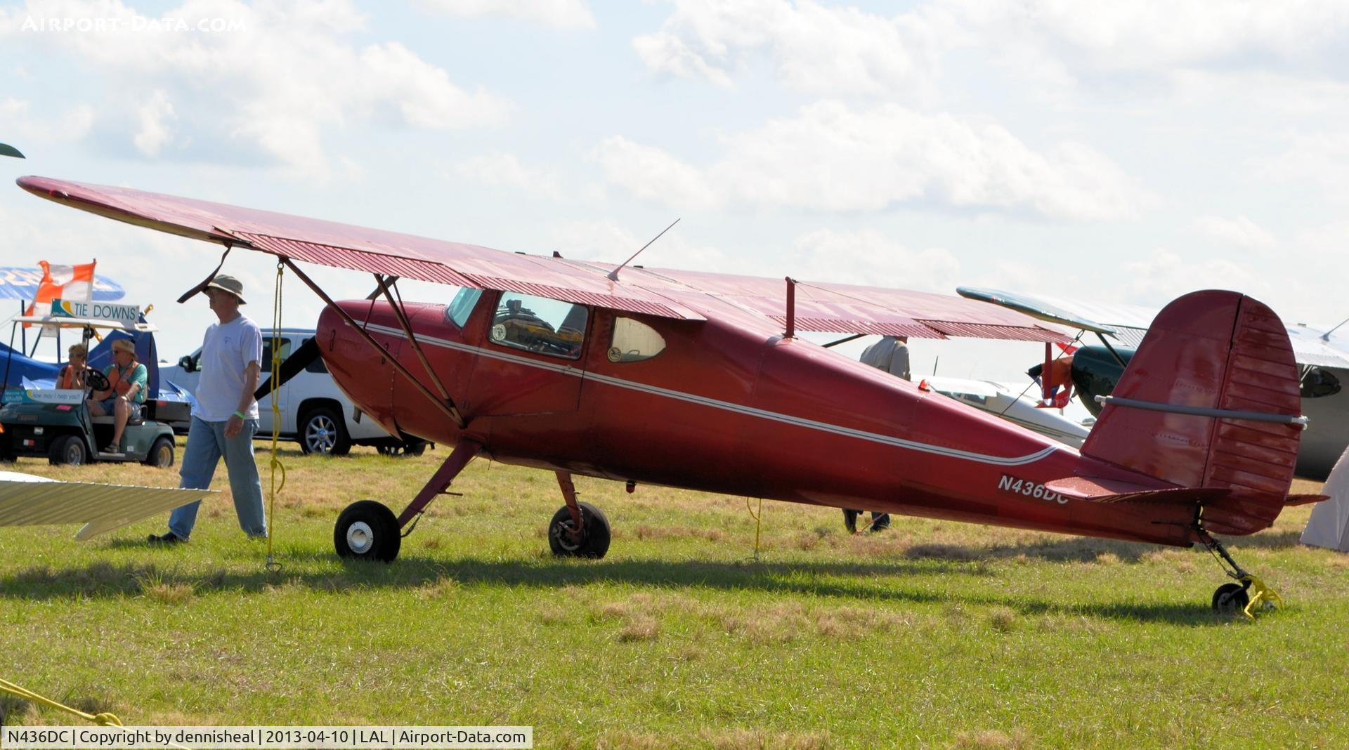 N436DC, 1946 Cessna 140 C/N 8807, 1946 CESSNA 140 AT 2013 SUN N FUN