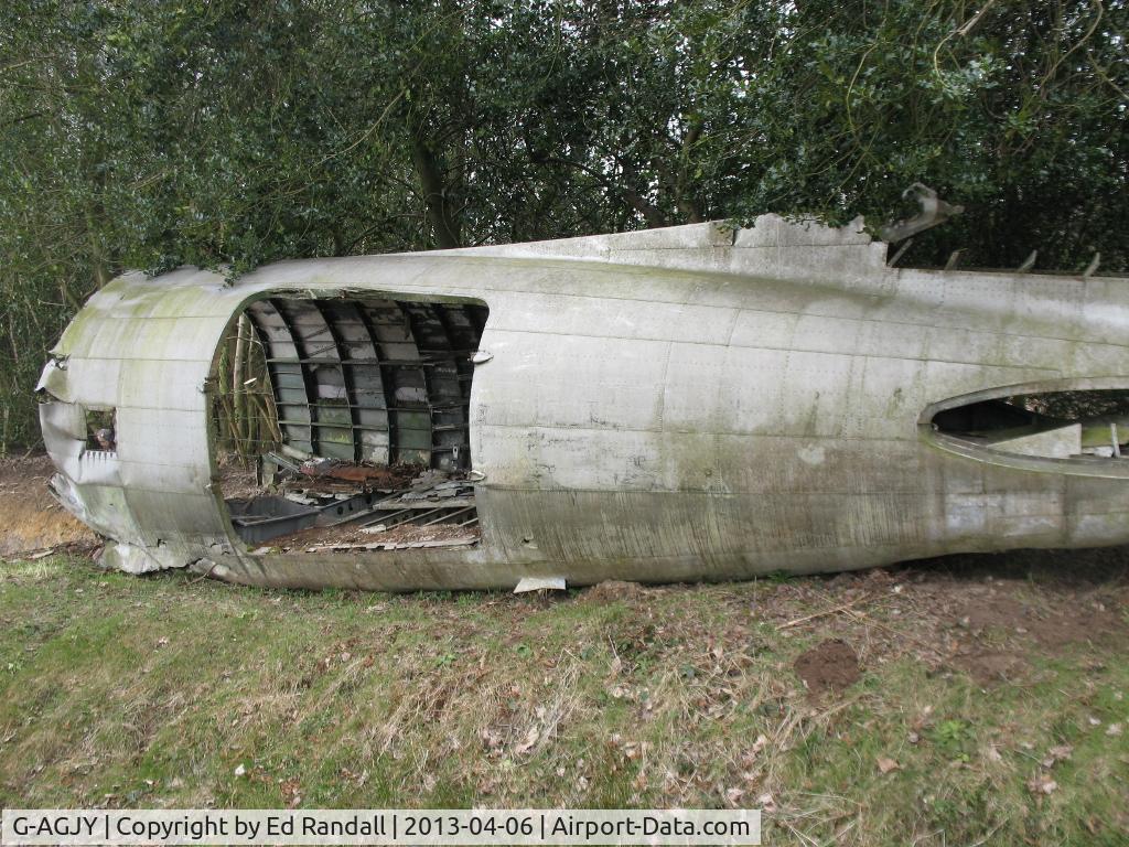 G-AGJY, 1944 Douglas C-47 Dakota 3 C/N 12019, Rear fuselage section
