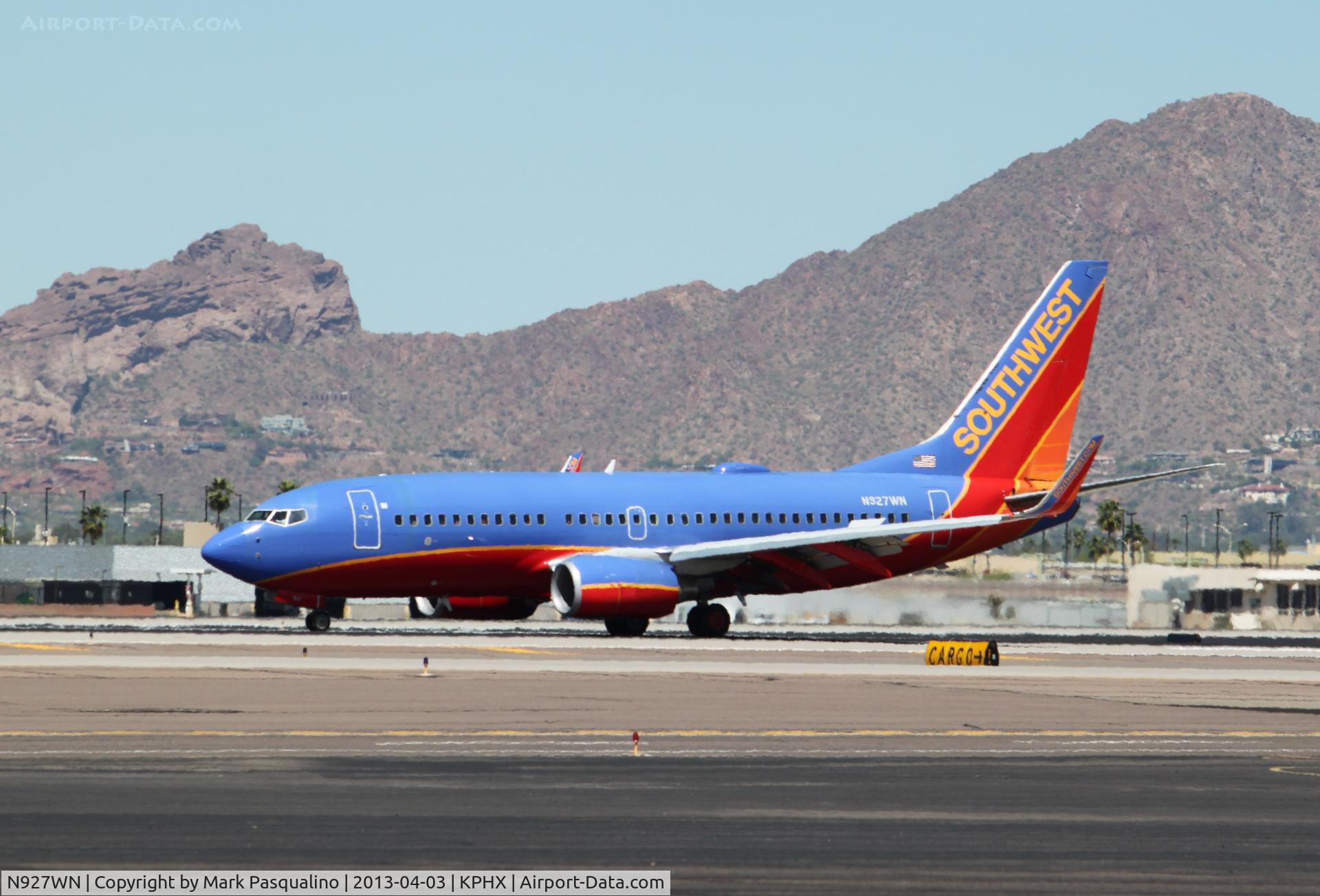 N927WN, 2008 Boeing 737-7H4 C/N 36889, Boeing 737-700