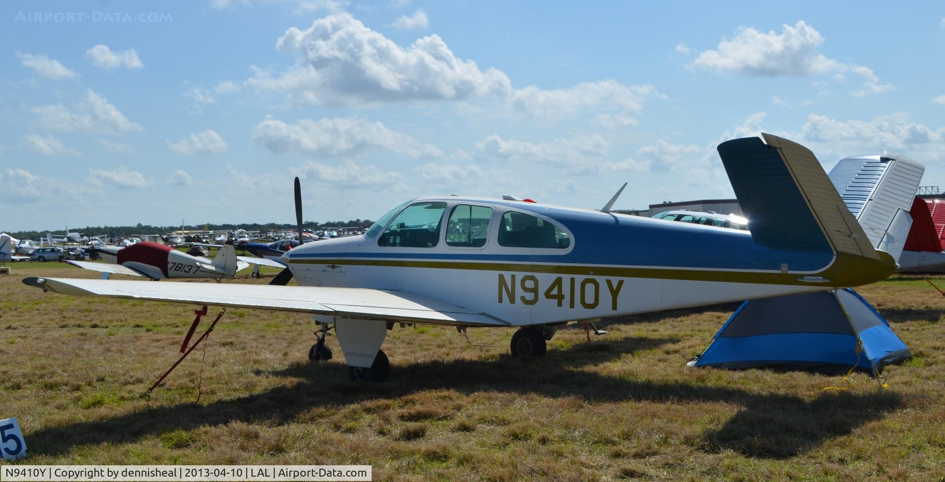 N9410Y, 1961 Beech N35 Bonanza C/N D-6591, 1961 BEECH N35 AT 2013 SUN N FUN