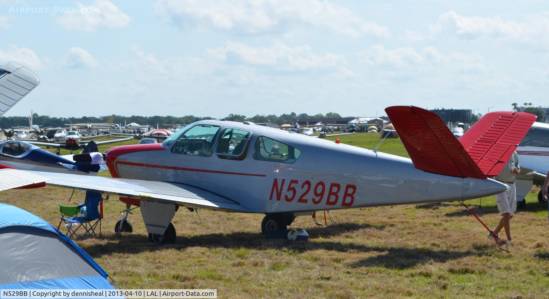 N529BB, 1955 Beech F35 Bonanza C/N D-4250, 1955 BEECH F35 AT 2013 SUN N FUN