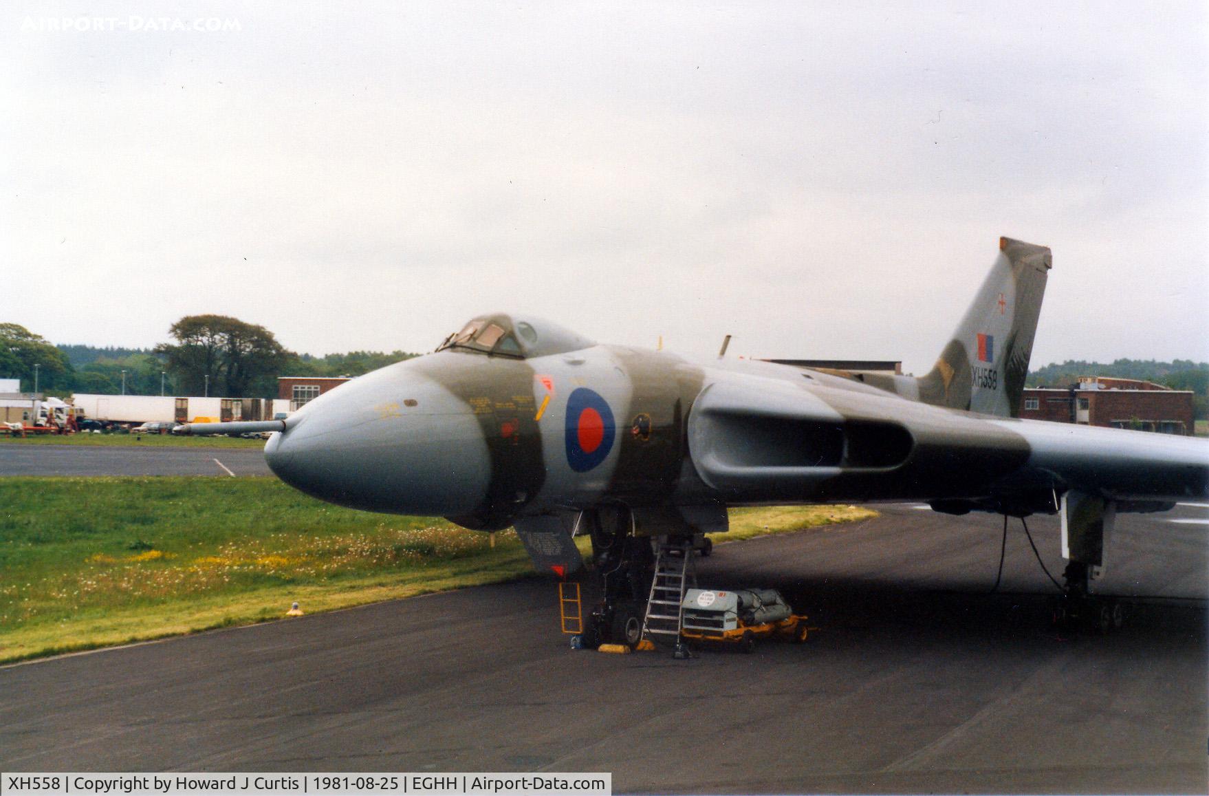 XH558, 1960 Avro Vulcan B.2 C/N Set 12, At the air show here. Vulcan Display Flight.