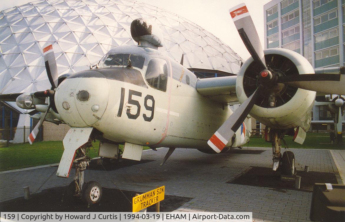 159, Grumman US-2N Tracker C/N 720, On display outside the old Aviodome.