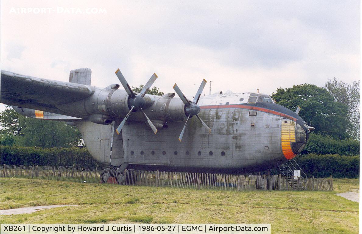 XB261, 1955 Blackburn Beverley C.1 C/N 1004, Still on the site of the old museum.